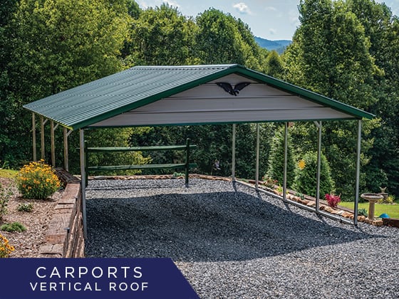 Metal RV Carports With Living Space